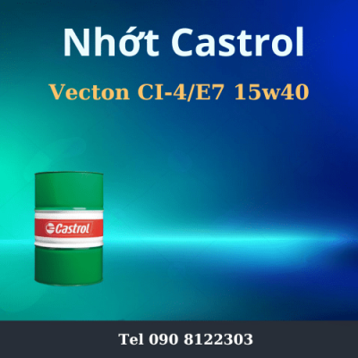 Nhớt Castrol Vecton CI-4-E7 15w40
