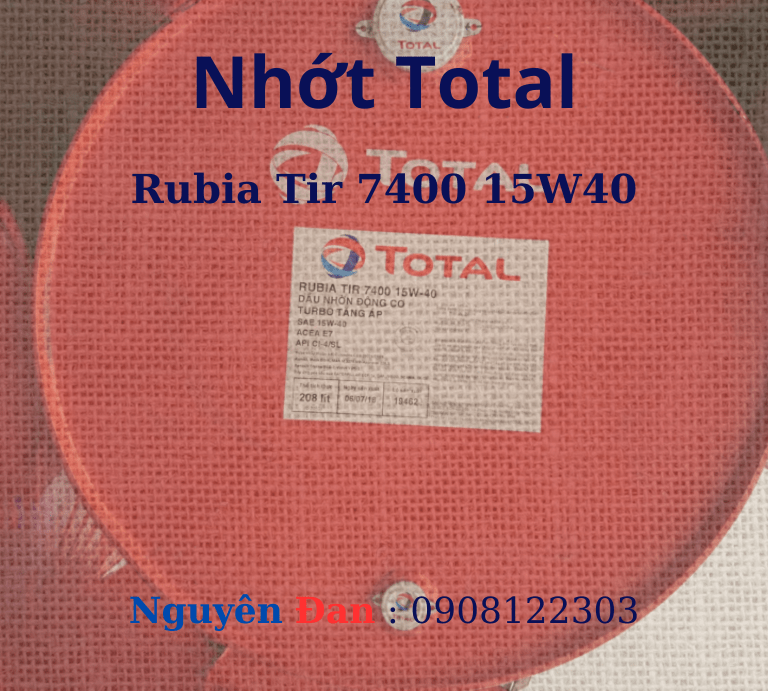 Nhớt Total Rubia Tir 7400 15W40